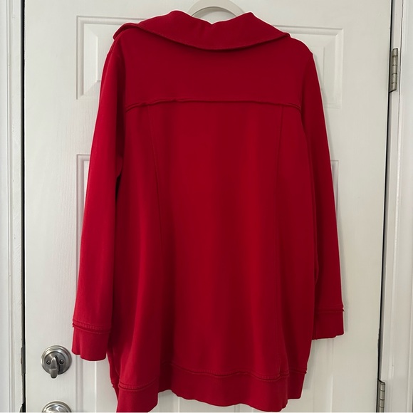 Soft Surroundings Womens Vintage Wash Pullover Sweatshirt XL - Picture 8 of 8